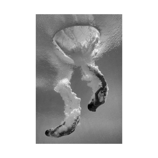 Dramatic Black and White Vertical Posters, Inspiring Art for Home Decor, Perfect Wall Art for Beach and Sports Lovers