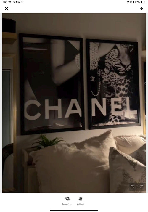 Poster duo room decor | PNJ 24x36” & 18x24” digital print art