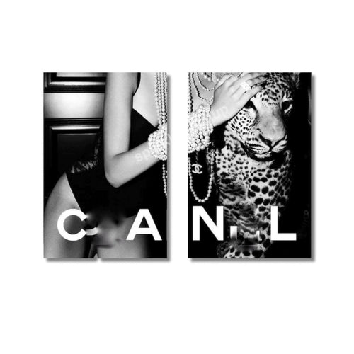 Poster duo room decor | PNJ 24x36” & 18x24” digital print art